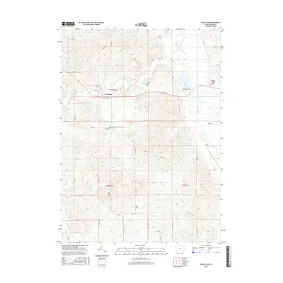 2015 Map of Goose Lake, 2015 Print