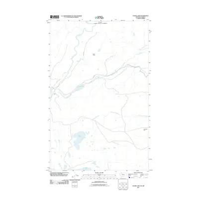 2011 Map of Goose Lake, 2011 Print