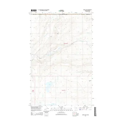 2014 Map of Goose Lake, 2014 Print