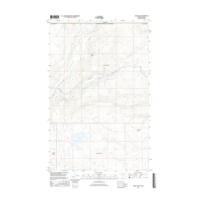 2017 Map of Goose Lake, 2017 Print