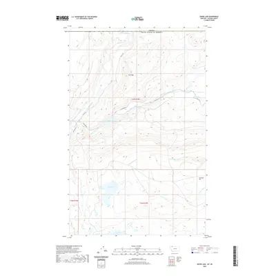 2020 Map of Goose Lake, 2020 Print