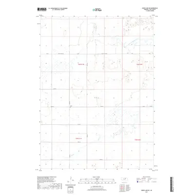 2017 Map of Goose Lake NE, 2017 Print