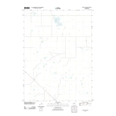 2011 Map of Goose Lake, 2011 Print