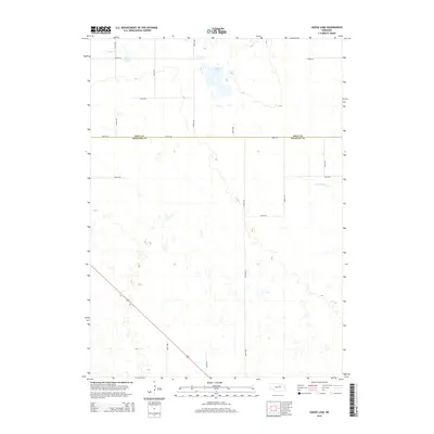 2014 Map of Goose Lake, 2014 Print