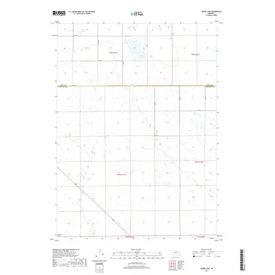 2017 Map of Goose Lake, 2017 Print