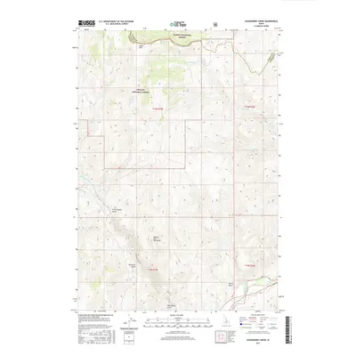 2017 Map of Gooseberry Creek, 2017 Print