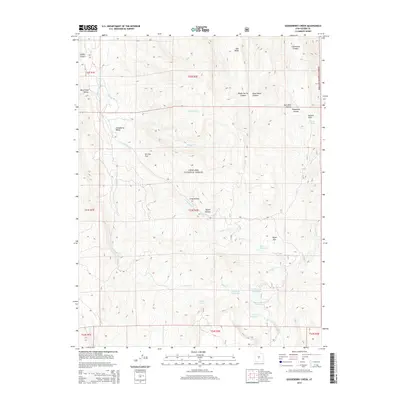 2014 Map of Gooseberry Creek, 2014 Print