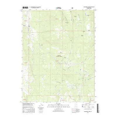 2017 Map of Gooseberry Creek, 2017 Print