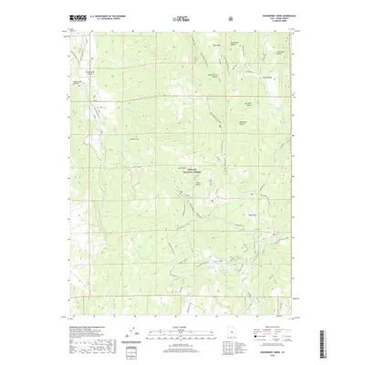 2020 Map of Gooseberry Creek, 2020 Print