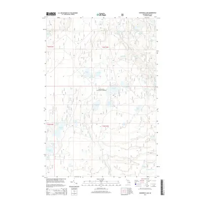 2014 Map of Gooseneck Lake, 2014 Print