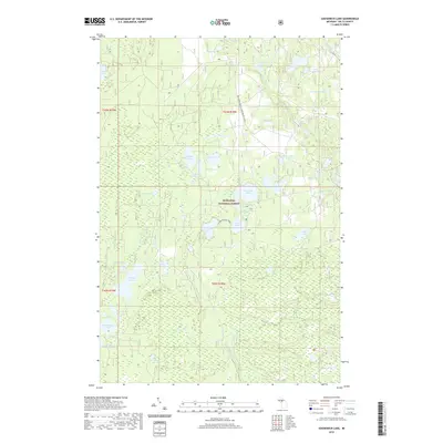 2019 Map of Gooseneck Lake, 2019 Print