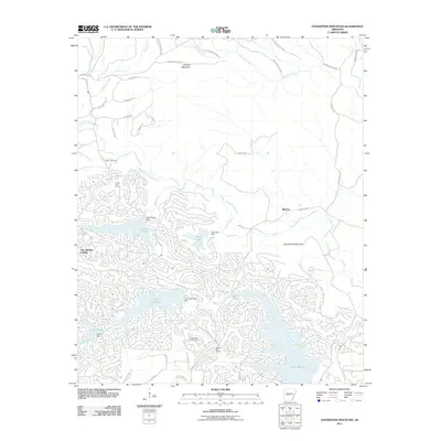 2011 Map of Goosepond Mountain, 2011 Print