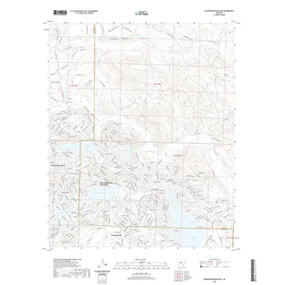 2020 Map of Goosepond Mountain, 2020 Print