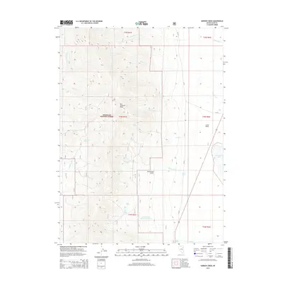 2014 Map of Gordon Creek, 2014 Print