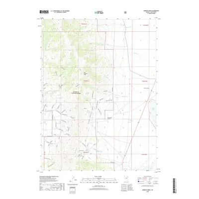 2018 Map of Gordon Creek, 2018 Print