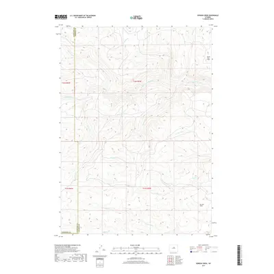 2017 Map of Gordon Creek, 2017 Print