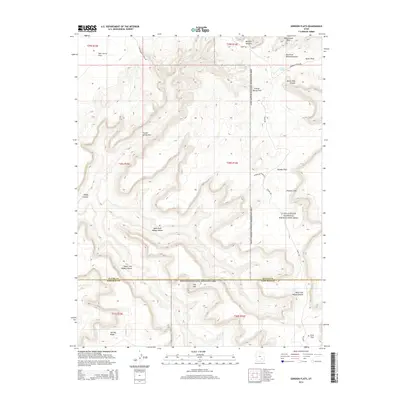 2014 Map of Gordon Flats, 2014 Print