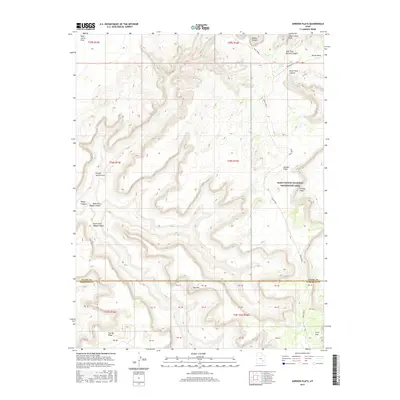 2017 Map of Gordon Flats, 2017 Print