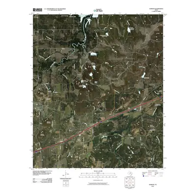 2010 Map of Gordon, 2010 Print