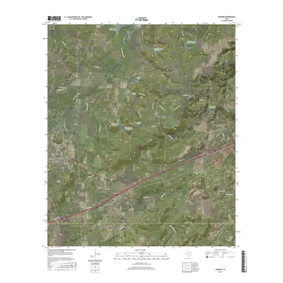 2016 Map of Gordon, 2016 Print