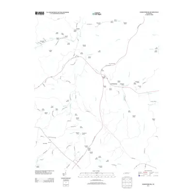 2013 Map of Gordonsburg, 2013 Print