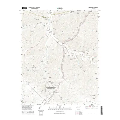 2016 Map of Gordonsburg, 2016 Print