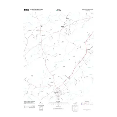 2013 Map of Gordonsville, 2013 Print