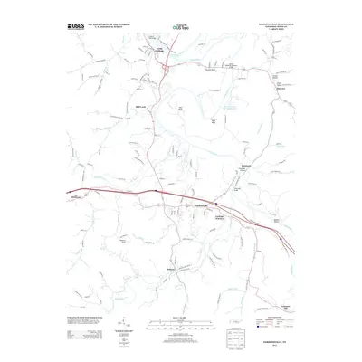 2013 Map of Gordonsville, 2013 Print