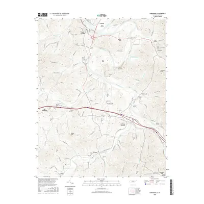 2016 Map of Gordonsville, 2016 Print
