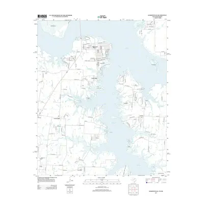 2013 Map of Gordonville, 2013 Print