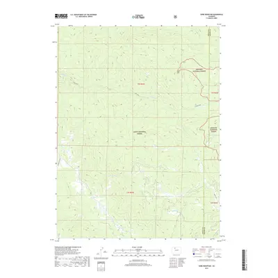 2019 Map of Gore Mountain, 2019 Print
