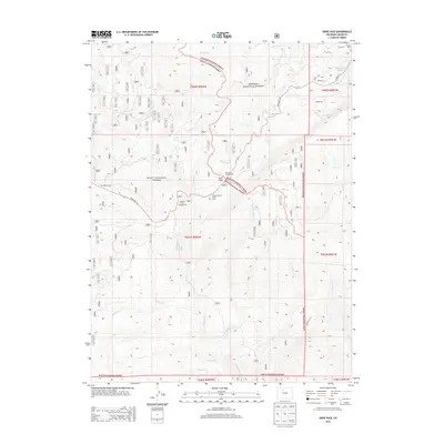 2013 Map of Gore Pass, 2013 Print