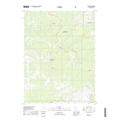 2019 Map of Gore Pass, 2019 Print