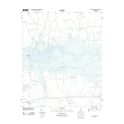 2012 Map of Gore Springs, 2012 Print