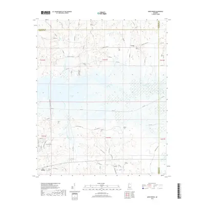 2018 Map of Gore Springs, 2018 Print