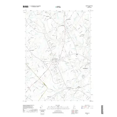 2018 Map of Gorham, 2018 Print