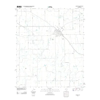 2012 Map of Gorman, 2012 Print