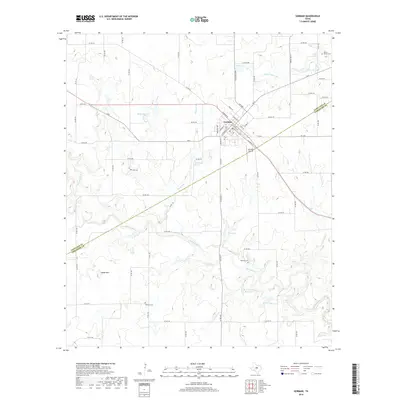 2019 Map of Gorman, 2019 Print