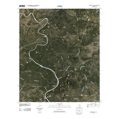 2010 Map of Gorman Falls, 2010 Print
