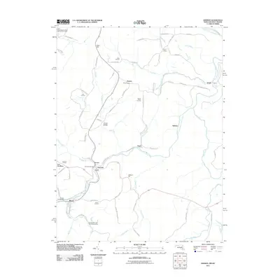 2011 Map of Gorman, 2011 Print