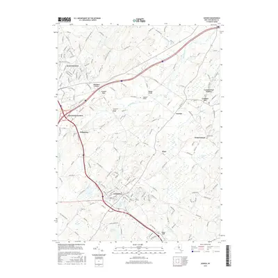 2016 Map of Goshen, 2016 Print