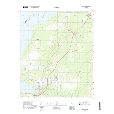 2018 Map of Goshen Springs, 2018 Print