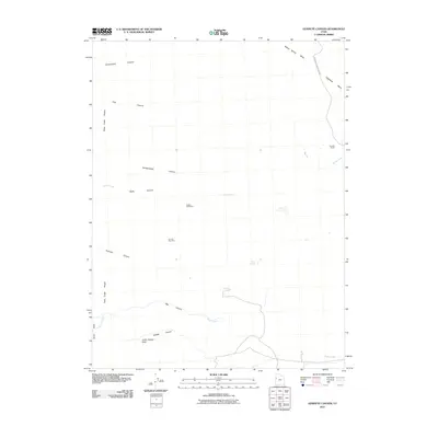 2011 Map of Goshute Canyon, 2011 Print