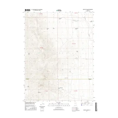 2017 Map of Goshute Canyon, 2017 Print