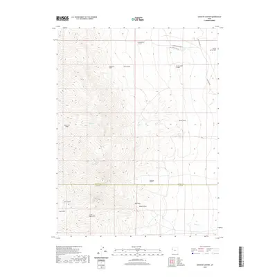 2020 Map of Goshute Canyon, 2020 Print