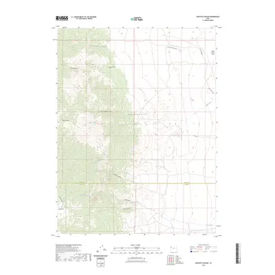 2023 Map of Goshute Canyon, 2023 Print