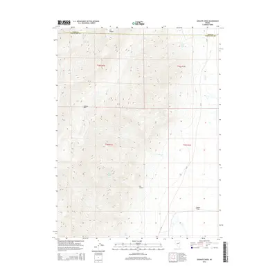 2014 Map of Goshute Creek, 2014 Print