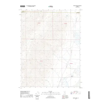 2018 Map of Goshute Creek, 2018 Print