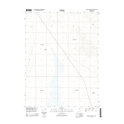 2014 Map of Goshute Lake North, 2014 Print