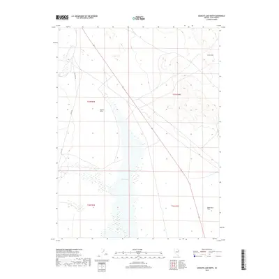 2018 Map of Goshute Lake North, 2018 Print